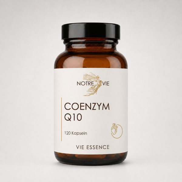 Braunglasdose der Notre Vie Coenzym Q10 100 mg Kapseln, 120 Stück, Clean Label und Made in Austria-1
